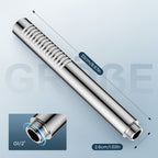 FEELSO Duschkopf Filter für Badezimmer, Hochdruck Wassersparender Handbrause mit AntiKalk Silikondüsen-ABS Chrom, Edelstahl Universal Shower Head für Baden und Spa