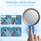 FEELSO Duschkopf mit Filter Gegen Chlor und Schwermetall für Hartes Wasser